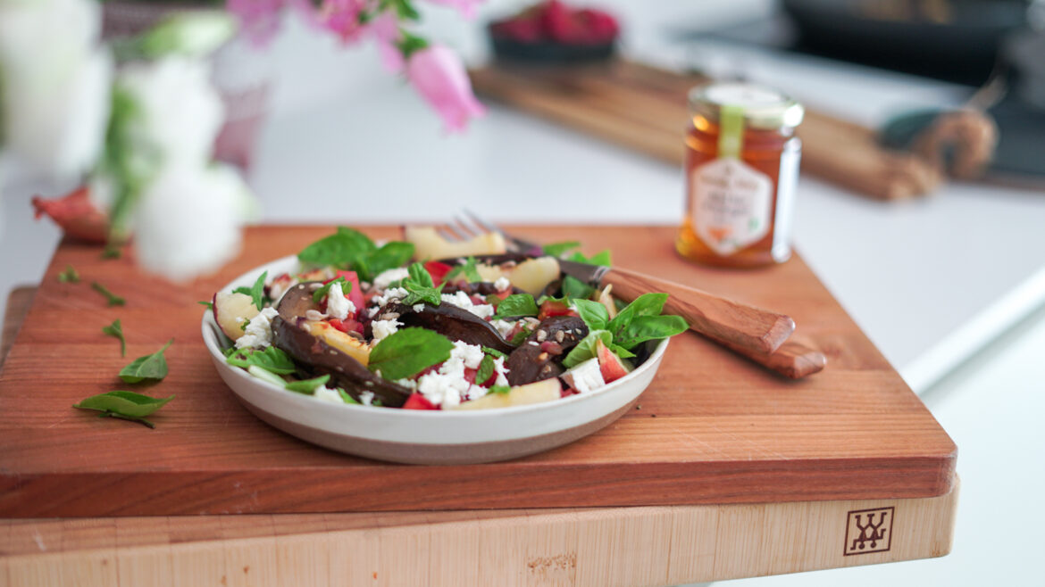 Recette Salade Aubergines Balsamique 10