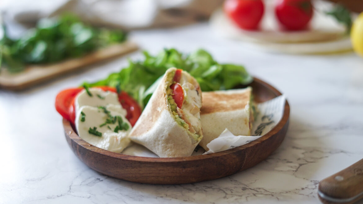 Recette Wraps Tomate Mozzarella 10