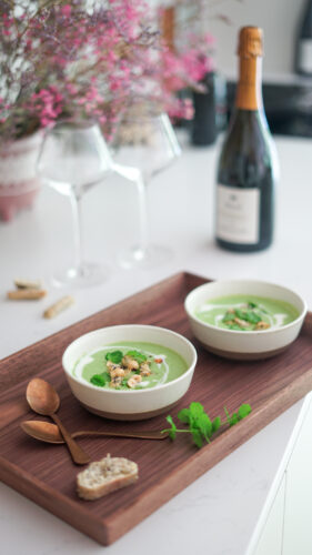 Recette Veloute Glace Petits Pois Menthe 3