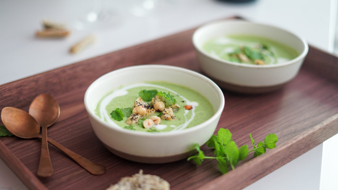 Recette Veloute Glace Petits Pois Menthe 9
