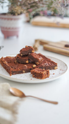 Recette Brownie Chocolat Lait Noisettes 6