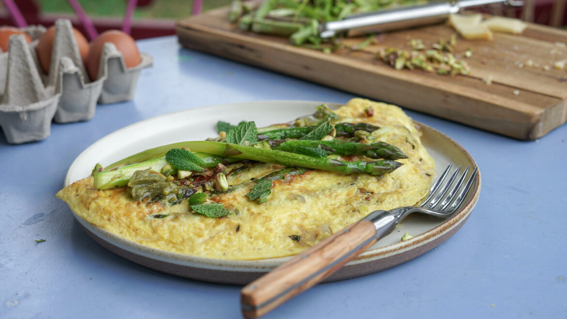 Recette Omelette Asperges 2