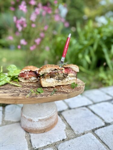 Burger Vegetarien Aubergine Figue V