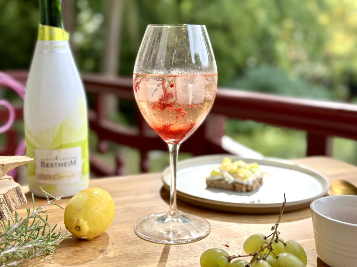 Recette Cocktail Cremant Framboise Rose
