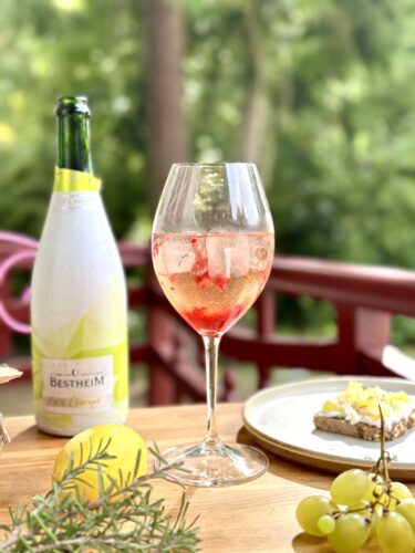 Recette Cocktail Cremant Framboise Rose V